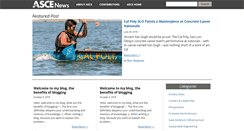 Desktop Screenshot of blogs.asce.org