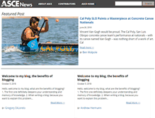Tablet Screenshot of blogs.asce.org